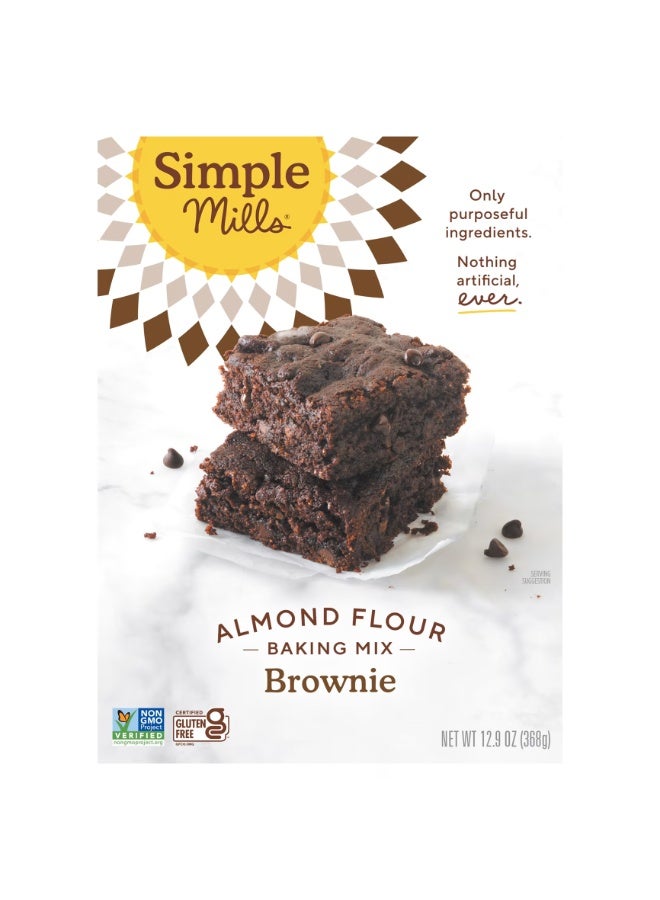 Simple Mills, Almond Flour Baking Mix, Brownie, 12.9 oz (368 g)